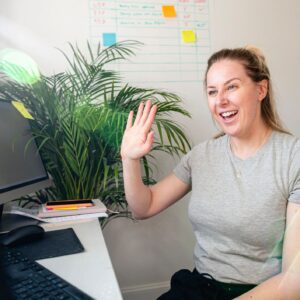 Video Calling Coworkers